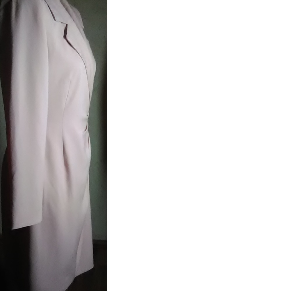 Jones New York Pink Crepe True Wrap Dress Size 4 - Picture 4 of 9